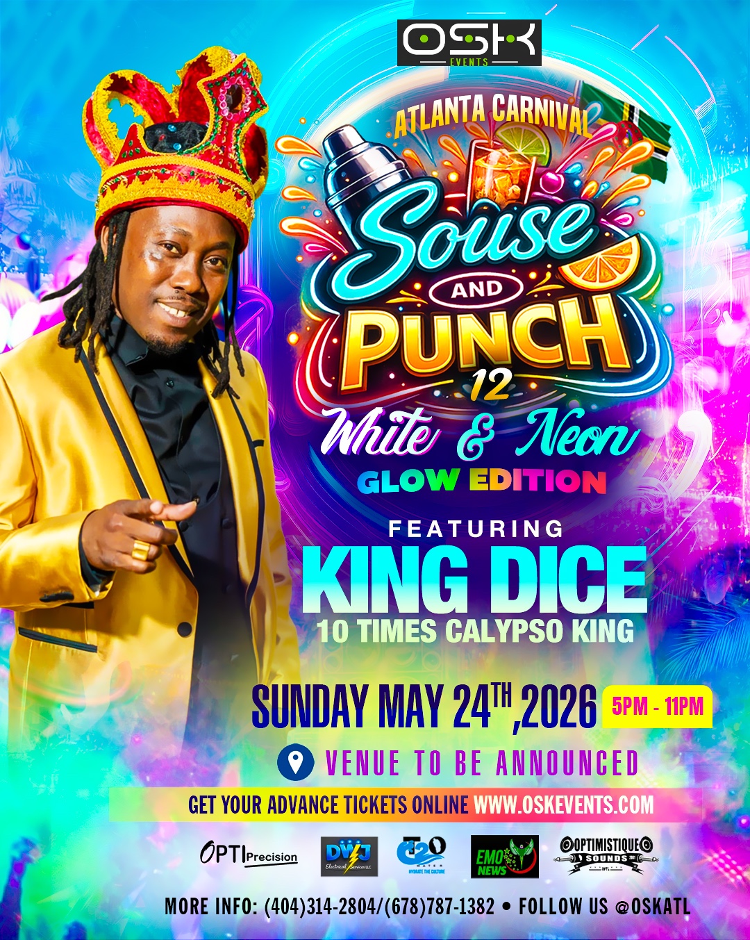 SOUSE & PUNCH ATLANTA - White & Neon Glow Edition