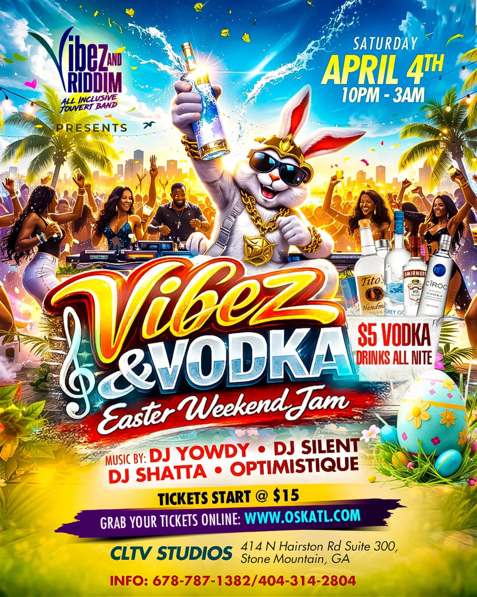 VIBEZ & VODKA - Easter Weekend Jam