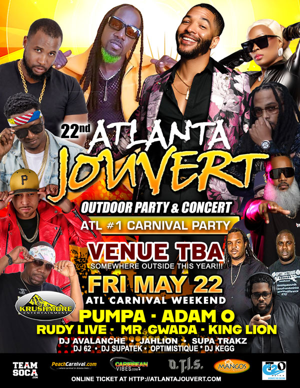 22nd ATLANTA JOUVERT PARTY & CONCERT