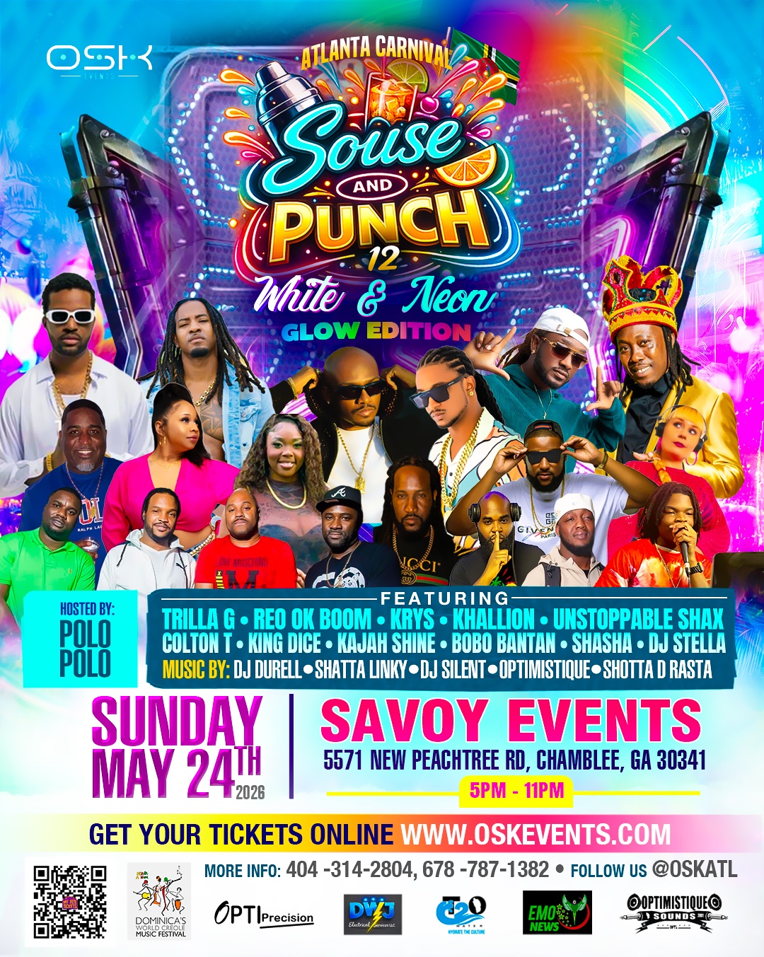 SOUSE & PUNCH ATLANTA - White & Neon Glow Edition