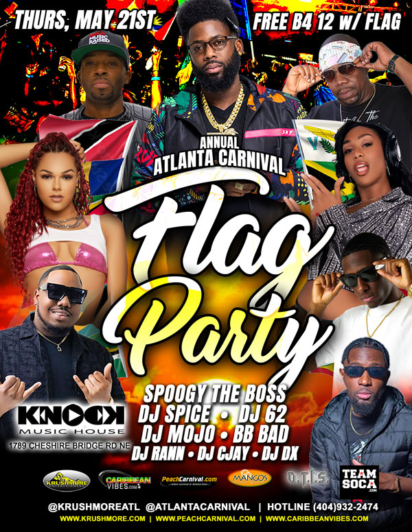 ANNUAL ATLANTA CARNIVAL FLAG PARTY
