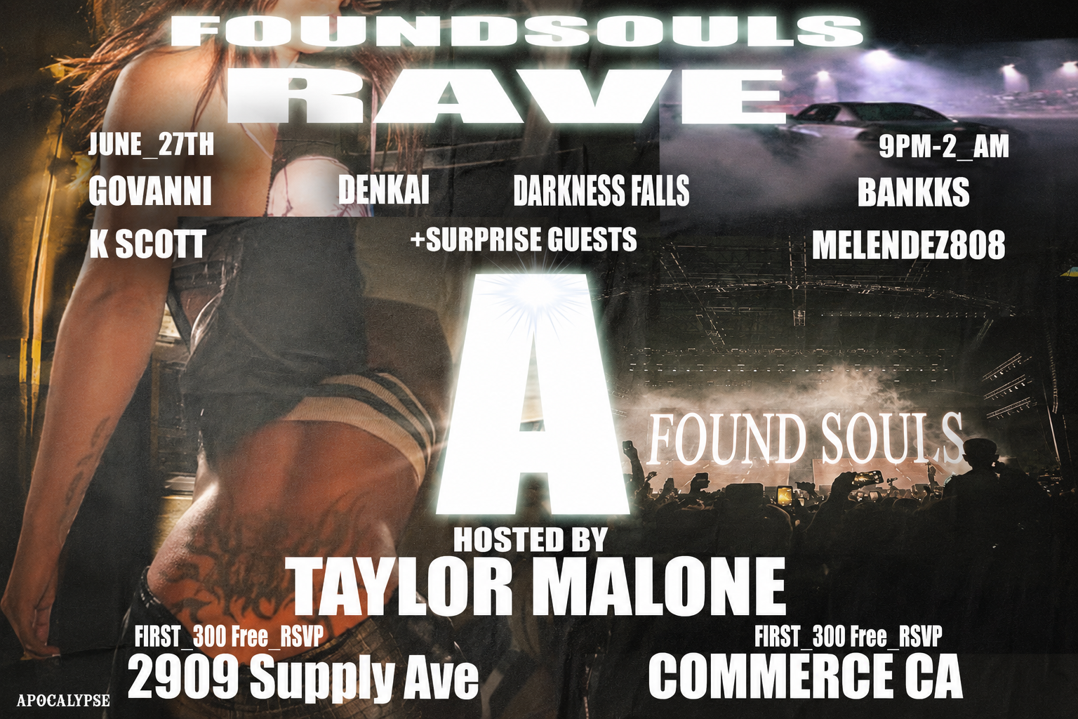 FOUNDSOULS RAVE LA