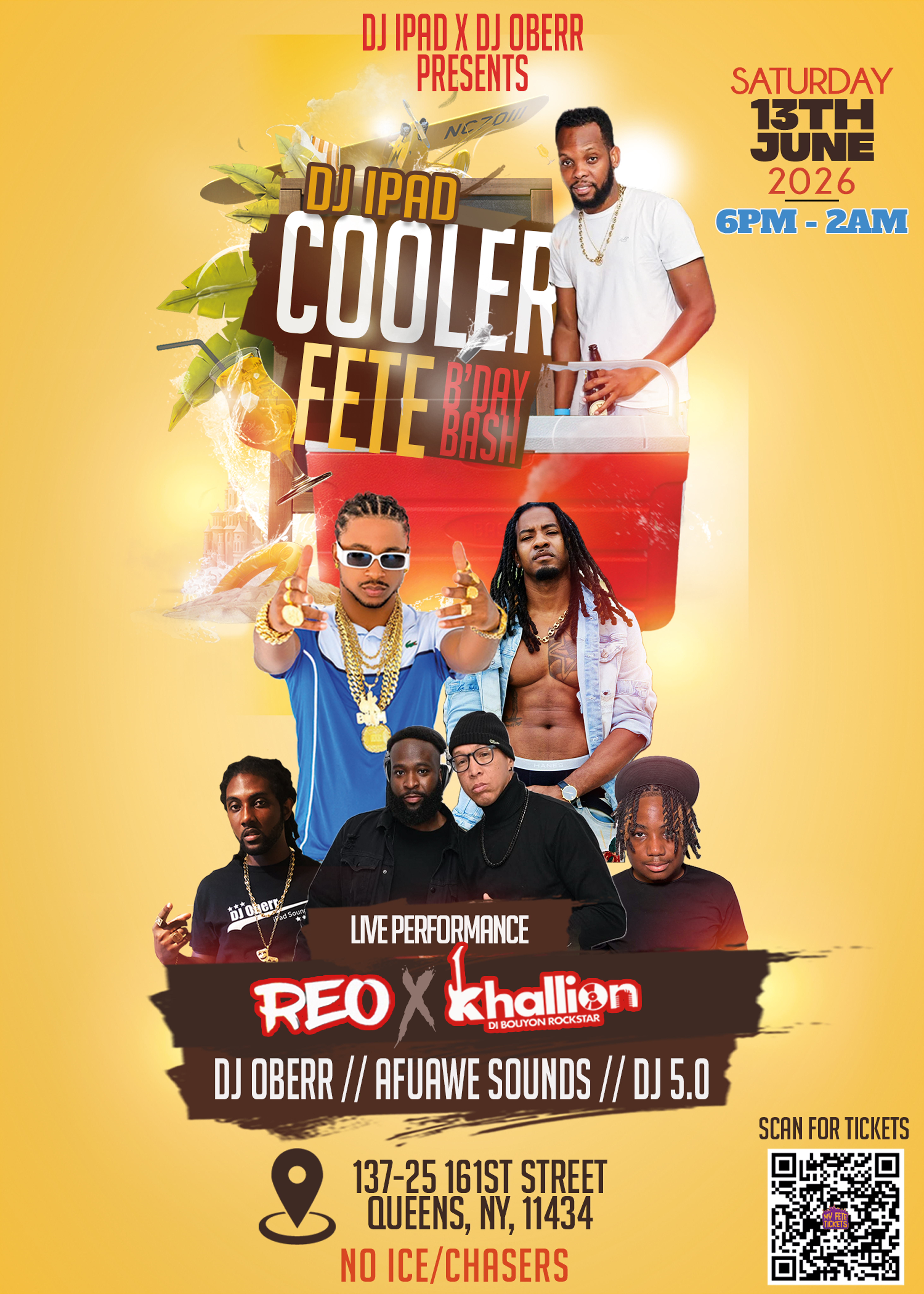 DJ iPad Cooler Fete Birthday Bash ‘26